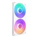 NZXT F280 RGB Core 280mm Single - Frame RGB fan Unit, White