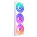 NZXT F360 RGB Core 360mm Single - Frame RGB fan Unit, White(Open Box)