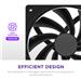 NZXT F120Q 120mm Quiet Airflow PWM Case Fan, Black(Open Box)