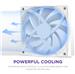 NZXT F120Q 120mm Quiet Airflow PWM Case Fan, White