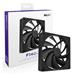 NZXT F140Q 140mm Quiet Airflow PWM Case Fan, Black