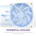 NZXT F140Q 140mm Quiet Airflow PWM Case Fan, White