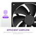 NZXT F120P 120mm Static Pressure PWM Case Fan, Black