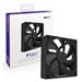 NZXT F120P 120mm Static Pressure PWM Case Fan, Black