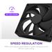 NZXT F120P 120mm Static Pressure PWM Case Fan, Black