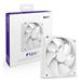 NZXT F120P 120mm Static Pressure PWM Case Fan, White