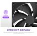 NZXT F140P 140mm Static Pressure PWM Case Fan, Black