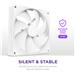 NZXT F140P 140mm Static Pressure PWM Case Fan, White