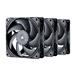 Phanteks T30-120 fan Triple pack, case fan Black