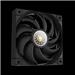 DeepCool FT12, 120mm FDB Fan, 3-Phase 10-pole 12-slot Motor, PWM, Transparent Center Window, Subtle White LED underglow, Black