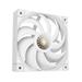 DeepCool FT12 WH, 120mm FDB Fan, 3-Phase 10-pole 12-slot Motor, PWM, Transparent Center Window, Subtle White LED underglow, White