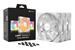 be quiet! Light Wings LX 140mm PWM ARGB Case Fan, White, 3 Pack