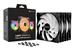 be quiet! Light Wings LX 140mm PWM High-speed ARGB Case Fan, Black, 3 Pack