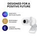 LOGITECH Brio 100 Webcam, HD 1080P, Auto-light balance, Built-in mic (Off-White)