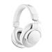 AUDIO-TECHNICA ATH-M20XBT Wireless Over-Ear Headphones, White | Built-in Mic & Control | Multipoint Pairing | Low-Latency Mode | Wired or Wireless Connection | Closed-Back Dynamic Headphone