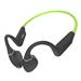 CREATIVE Outlier Free+ Wireless Bone Conduction Headphones with Adjustable Transducers, Dark Slate Grey & Lime Green