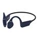 CREATIVE Outlier Free Pro+ Wireless Waterproof Bone Conduction Headphones with Adjustable Transducers, Midnight Blue with Matte Black