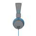 JLAB AUDIO JBuddies Studio On-Ear Kids Wired Headphones, Blue/Grey | Volume Safe Sound | All-day Comfort | Ages 6+(Open Box)