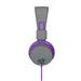 JLAB AUDIO JBuddies Studio On-Ear Kids Wired Headphones, Purple/Grey | Volume Safe Sound | All-day Comfort | Ages 6+