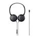 AUDIO TECHNICA ATH-S120C USB-C On-Ear Headphones, Black