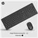 HP 330 Wireless Keyboard and Mouse Combo - 2.4 Ghz Wireless USB Receiver - Chiclet Keys, 12 Keyboard Shortcuts - 1600 DPI Multi-Surface Mouse - LED Num Lock, Caps Lock, Scroll Lock (2V9E6AA#ABL))