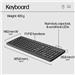 HP 330 Wireless Keyboard and Mouse Combo - 2.4 Ghz Wireless USB Receiver - Chiclet Keys, 12 Keyboard Shortcuts - 1600 DPI Multi-Surface Mouse - LED Num Lock, Caps Lock, Scroll Lock (2V9E6AA#ABL))