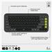 LOGITECH POP ICON Combo Keys Wireless Bluetooth Keyboard and Mouse,Graphite and Green(920-013103)