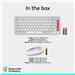 LOGITECH POP ICON Combo, Bluetooth Keyboard and Mouse Combo, Off-White(920-013104)