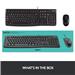 LOGITECH MK120 USB Wired Desktop Keyboard & Mouse Combo (920-002565)