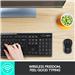 LOGITECH  MK270 Wireless Keyboard and Mouse Combo for Windows, 2.4 GHz Wireless, Compact Mouse(Open Box)