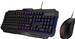 MSI Forge GK100 Combo – Gaming RGB Keyboard & Mouse Set, 19-Key Anti-Ghosting, 6400 DPI Optical Sensor