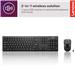 LENOVO100 Wireless Keyboard and Mouse Combo – Cordless Set with Spill Resistant Quiet Keys – 3-Zone Keyboard - Ambidextrous Mouse – Compact Design – Wireless USB -Black(Open Box)