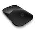 HP Z3700 G2 Wireless Mouse - Onyx Black, Sleek Portable Design fits Comfortably Anywhere, 2.4GHz Wireless Receiver, Blue Optical, for Wins PC, Laptop, Notebook, Mac, Chromebook (681R7AA#ABL)