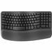 LOGITECH Wave Keys Wireless Ergonomic Keyboard - Graphite