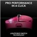 LOGITECH G PRO X SUPERLIGHT 2 DEX LIGHTSPEED Wireless Gaming Mouse, Optical Sensor Type, 5 Number of Buttons, 100 to 44,000 DPI, Lithium-Ion Battery- Pink (910-007371)