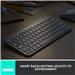 LOGITECH  MX Keys Mini Minimalist Wireless Illuminated Keyboard, Compact, Bluetooth, Backlit, USB-C, Compatible with Apple macOS, iOS, Windows, Linux, Android, Metal Build - Graphite