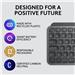 LOGITECH  MX Keys Mini Minimalist Wireless Illuminated Keyboard, Compact, Bluetooth, Backlit, USB-C, Compatible with Apple macOS, iOS, Windows, Linux, Android, Metal Build - Graphite