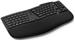 KENSINGTON Pro Fit Ergo Wireless Keyboard KB675, Ergonomic, Rechargeable, Bluetooth & 2.4GHz Connection, Programmable Keys, Black, K75491US