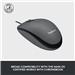 LOGITECH M100 Wired USB Mouse, 3-Buttons,1000 DPI Optical Tracking, Ambidextrous, Compatible with PC, Mac, Laptop - Black(Open Box)