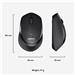 LOGITECH M330 Silent Plus Wireless Mouse - Black (910-004905)