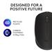 LOGITECH M170 Wireless Mouse for PC, Mac, Laptop, 2.4 GHz with USB Mini Receiver, Optical Tracking, 12-Months Battery Life, Ambidextrous(Open Box)