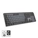 LOGITECH MX Mechanical Wireless Illuminated Performance Keyboard, Tactile Quiet Switches, Backlit Keys, Bluetooth, USB-C - Graphite