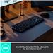 LOGITECH MX Mechanical Wireless Illuminated Performance Keyboard, Tactile Quiet Switches, Backlit Keys, Bluetooth, USB-C - Graphite(Open Box)