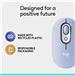 LOGITECH POP Mouse, Compact and Portable Wireless Bluetooth Mouse - Lilac(910-007410)