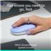 LOGITECH POP Mouse, Compact and Portable Wireless Bluetooth Mouse - Lilac(910-007410)