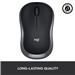 LOGITECH M185 Wireless Mouse, 2.4GHz with USB Mini Receiver, 12-Month Battery Life, 1000 DPI Optical Tracking, Ambidextrous, Compatible with PC, Mac, Laptop - Swift Grey(Open Box)