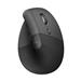 LOGITECH Lift Vertical Ergonomic Mouse, Wireless, Bluetooth or Logi Bolt USB receiver, Quiet clicks, 4 buttons - Graphite