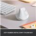 LOGITECH Lift Vertical Ergonomic Mouse, Wireless, Bluetooth or Logi Bolt USB receiver, Quiet clicks, 4 buttons- Off White