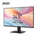 MSI PRO MP251 E2 25" FHD 1920x1080 IPS 120Hz 1ms (MPRT) Adaptive Sync Pro 1x HDMI 2.0 1x DisplayPort 1.4 1x D-Sub Office Monitors, PRO MP251 E2