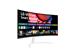 LG 34" WQHD 3440x1440 Curved VA 100Hz 5ms Smart Display 2x HDMI 2x USB Smart Monitor, 34SR60QC-W